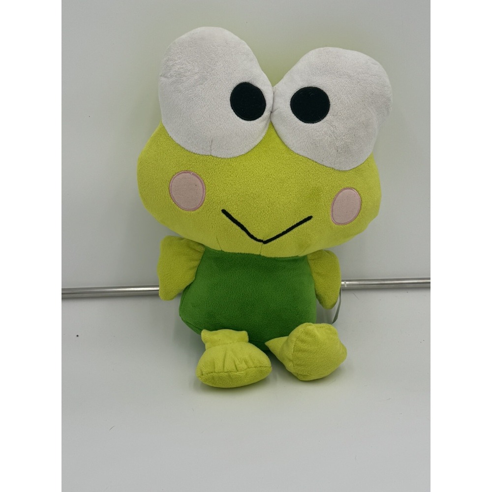Keroppi Sanrio Fiesta‎ Large 11" Plush Stuffed Doll Hello Kitty Friend NWT